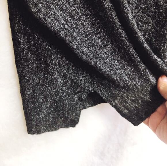 Club Monaco Dark Gray Shimmer Long Sleeve Top - Picture 4 of 7